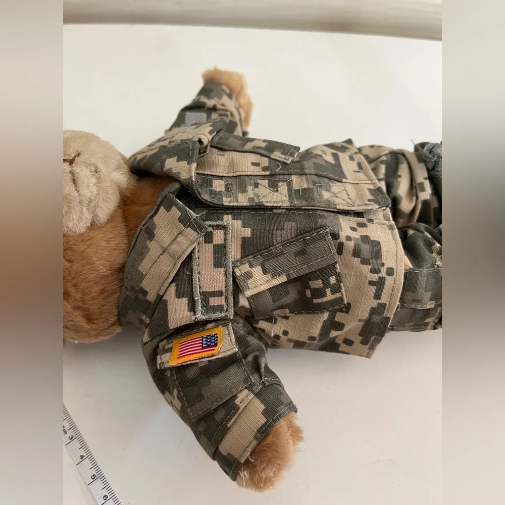Vintage Bear Forces of America US Army Plush - Teddy Bear Camo Fatigues Female